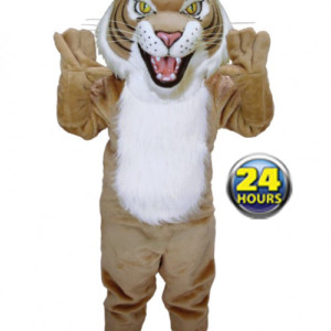 Tan Wildcat Mascot Uniform