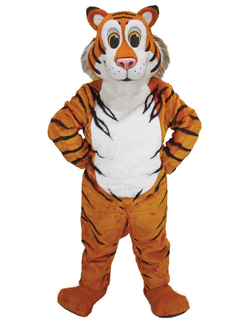 Friendly Tiger Mascot Uniform