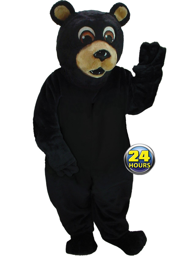 Black Bear Mascot Uniform