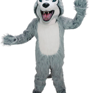 Gray Wolf Mascot Uniform