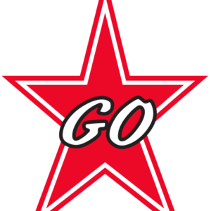 Red Go Star Temporary Tattoos