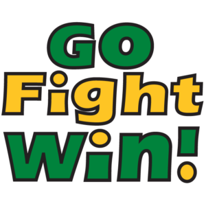 Green Go Fight Win Temporary Tattoos