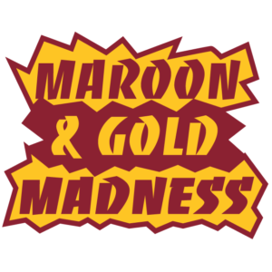 Maroon & Gold Madness Temporary Tattoos
