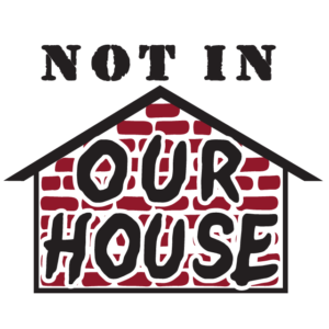 Not In Our House Temporary Tattoos