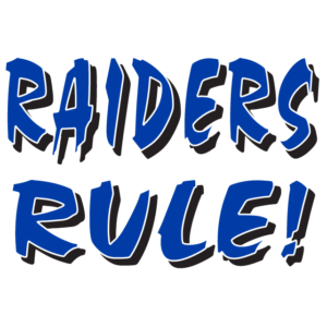 Blue Raiders Rule Temporary Tattoos