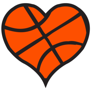 Heart Basketball Temporary Tattoos