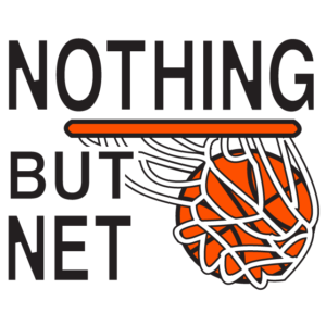 Nothing But Net Basketball Temporary Tattoos
