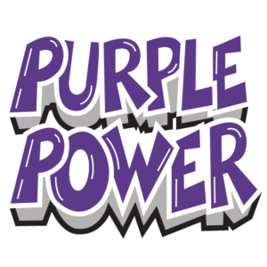 Purple Power Temporary Tattoos
