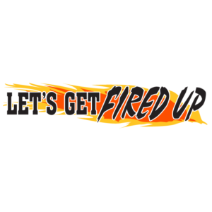 Let's Get Fired Up Spirit Strip Temporary Tattoos