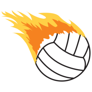 Flaming Volleyball Waterless Tattoos